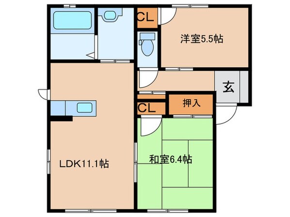 ホワイトサンドリッジ　C棟の物件間取画像